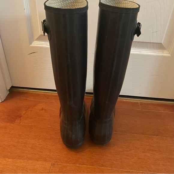 Hunter Size 5 Tall Rain Boots - Matte Black - Picture 2 of 8